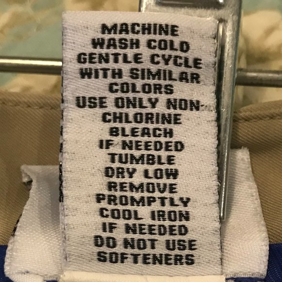 MEN'S SLAZENGER KHAKI TAN GOLF SHORTS, FLAT FRONT, SIZE 34, RN#104141, EUC - Picture 8 of 8